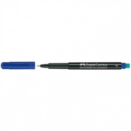 Multimark Overhead Permanent Marker, 0.6mm Tip, Blue